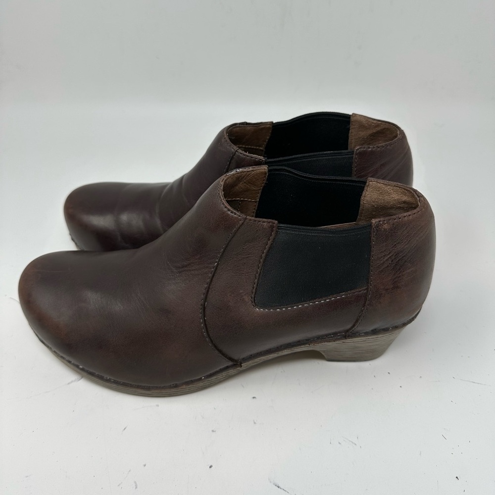 Dansko Marilyn Brown Genuine Leather Boots Women's 40 US 9.5-10